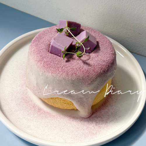 Taro lava cake 芋泥爆浆蛋糕