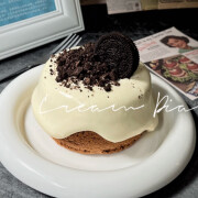 Salty-cream Oreo lava cake 奥利奥爆浆蛋糕